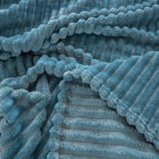 Striped Flannel Fleece Blanket